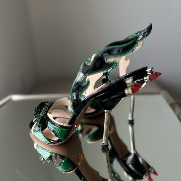 Like new Prada Spring 2012 Rare Hot Rod Rocket Heels - Picture 10 of 14